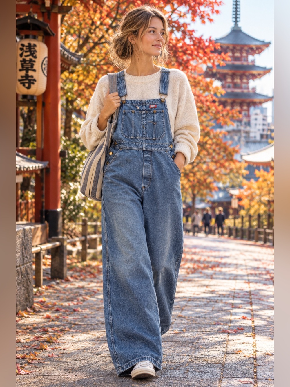 Men’s Dickies Blue Relaxed-Fit Denim Overalls